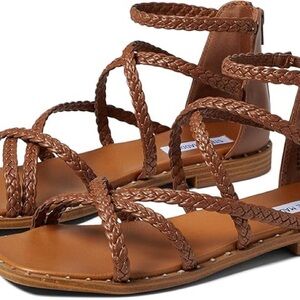 Steve Madden Tessi Women's Brown Braided Sandals